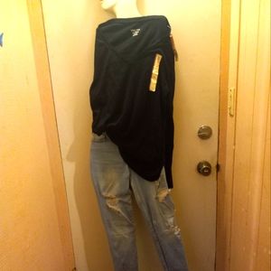 Jeans and long sleeve shirt